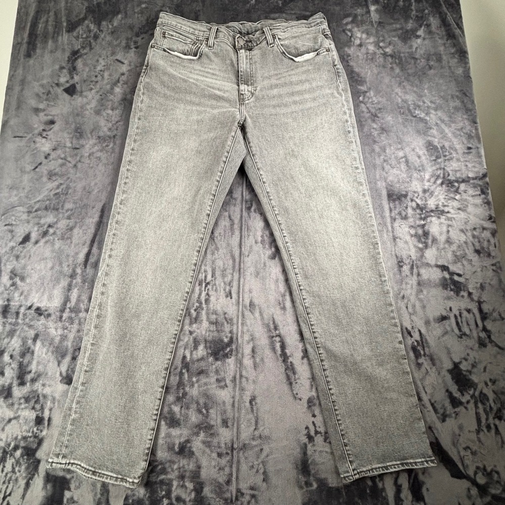 Levis 541 Athletic Taper Jeans Mens 36x34 Grey WaterLess Premium 18181-0737